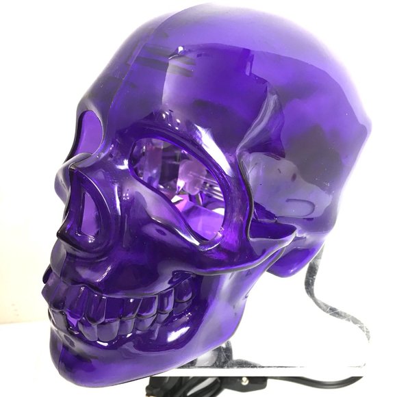 SKULL STROBE Translucent Strobe LITE F/X  Halloween Prop VTG - Picture 9 of 15